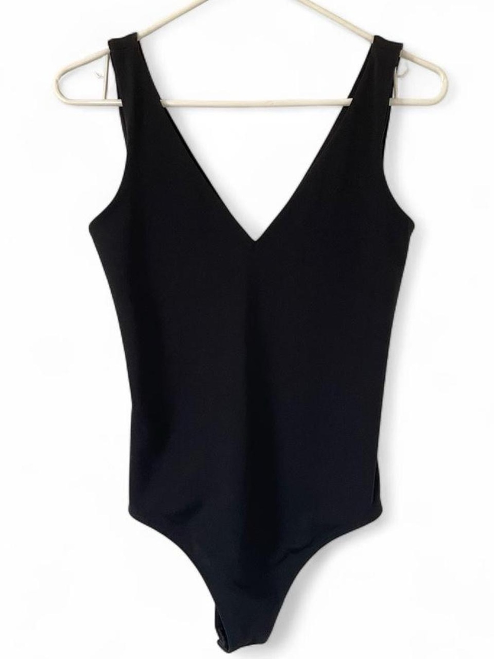 Express Black V-Neck Body Suit